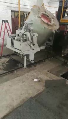 Cina Seng Logam Scrap Aluminium Melting Furnace Efisiensi Tinggi 900 ℃ Max Suhu pemasok